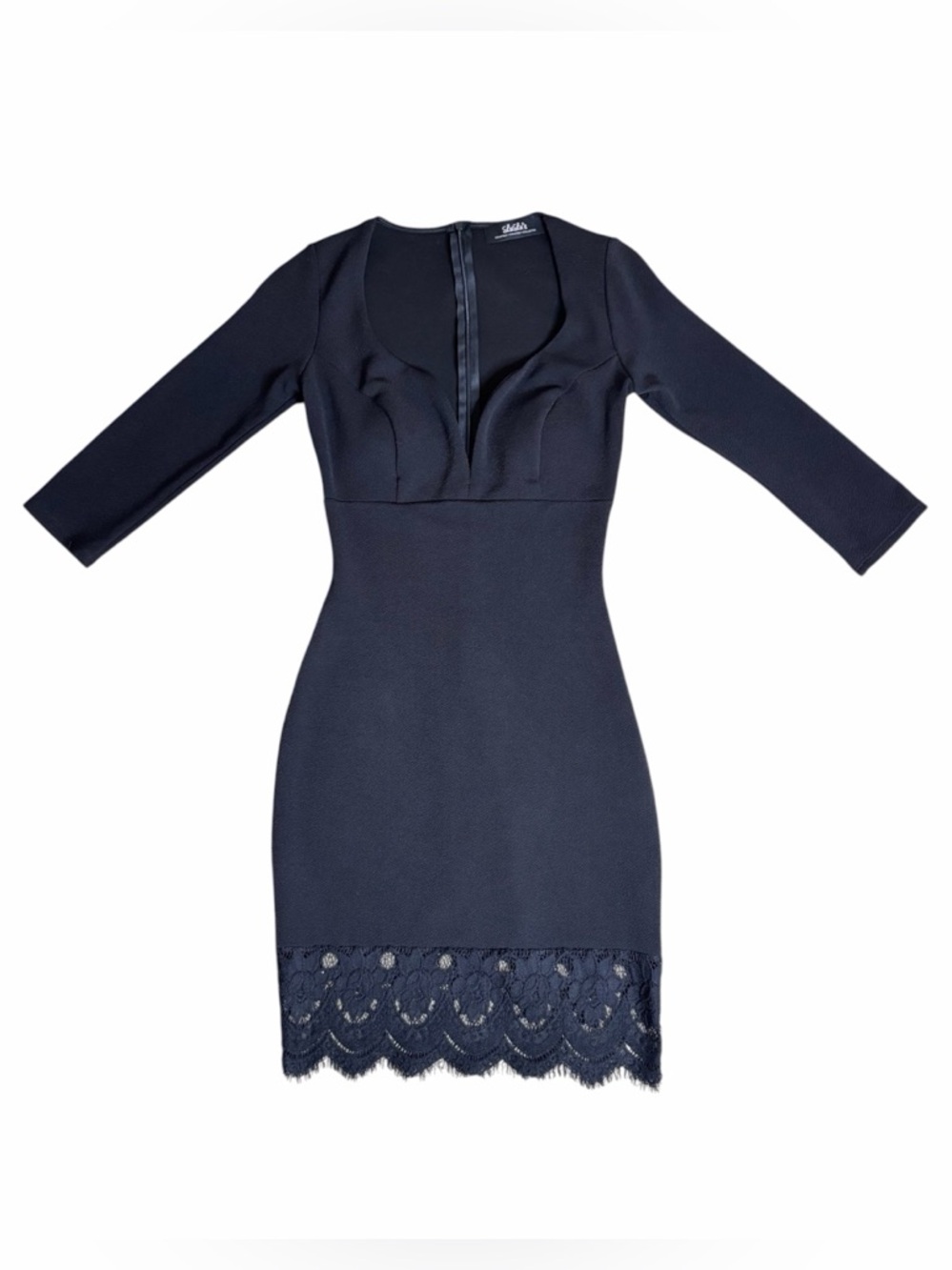 Lulu’s Black Lace Cocktail Dress